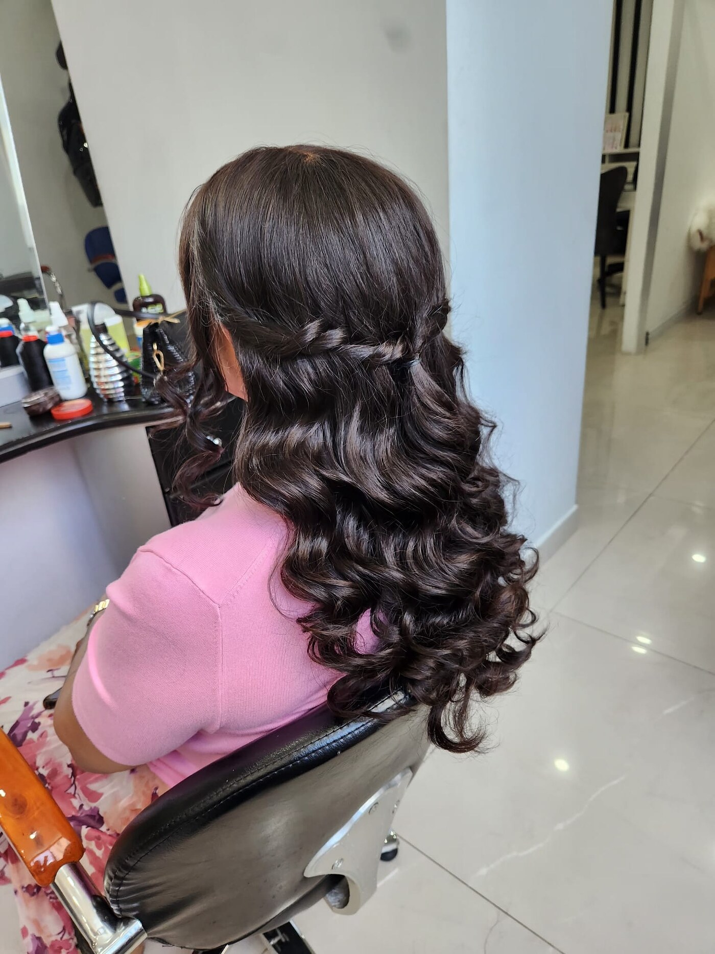 Hollywood waves styled at Bloom Beauty